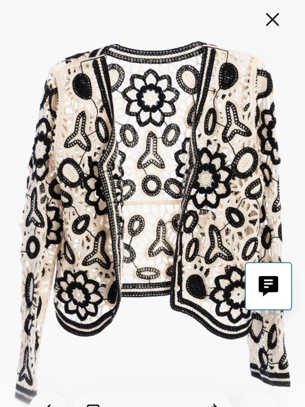Saachi crochet cardigan